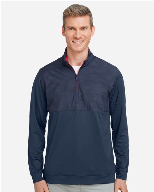 Men's Volition Camo Cover Quarter-Zip Pullover - 14467
