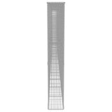 Gabion Wall with Covers Galvanized Steel 354.3"x19.7"x78.7