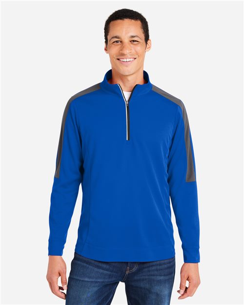 Men's Market Snag Protect Mesh Colorblock Quarter-Zip Pullover - 14504