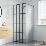 Walk-in Shower Screen Clear Tempered Glass 35.4"x76.8