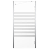 Bath Enclosure 47.2"x26.8"x51.2" Tempered Glass Stripe