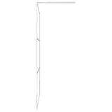 Walk-in Shower Wall with Whole Frosted ESG Glass 45.3"x76.8