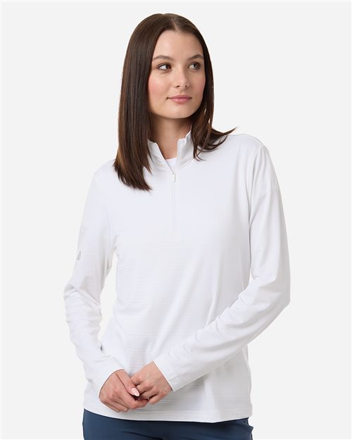 Women's Textured Stripe Quarter-Zip Pullover - 14930