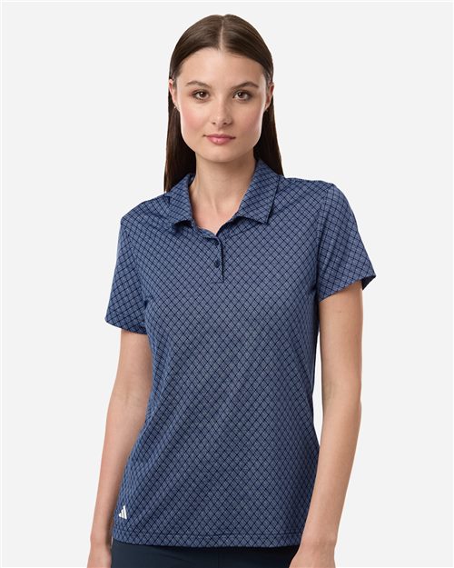 Women's 4-Way Stretch Printed Polo - 14961