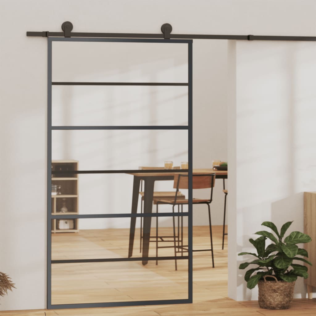Sliding Door ESG Glass and Aluminum 40.2