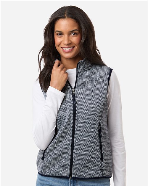 Women's Jasper Jacquard Fleece Vest - 16203