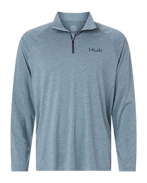 Men's Airweight Heather Quarter-Zip Pullover - 16208