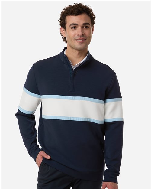 Men's Owen Quarter-Zip Colorblock Pullover - 16230