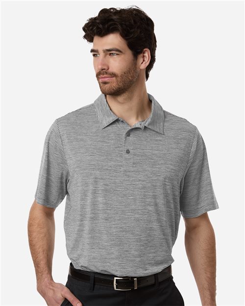 Men's Relay Heathered Stripe Polo - 16386