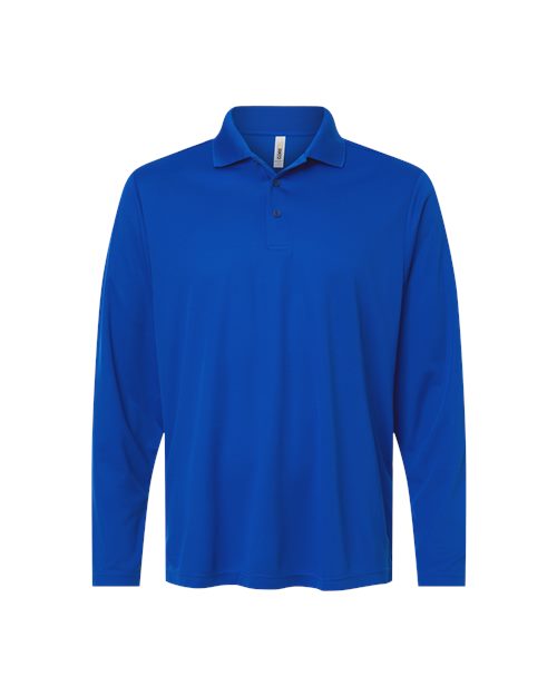 Men's Nova Performance Long Sleeve Pique Polo - 16387