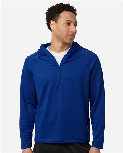 Men's Qualify Quarter-Zip Hooded Pullover - 16391
