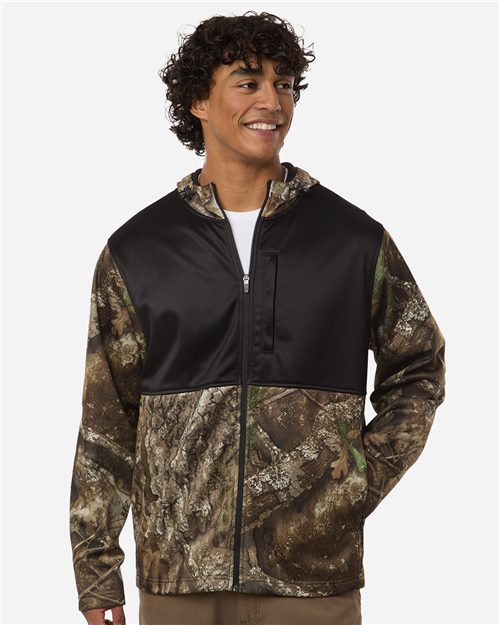 Unisex Realtree® Performance Colorblocked Full-Zip Hooded Sweatshirt - 16482