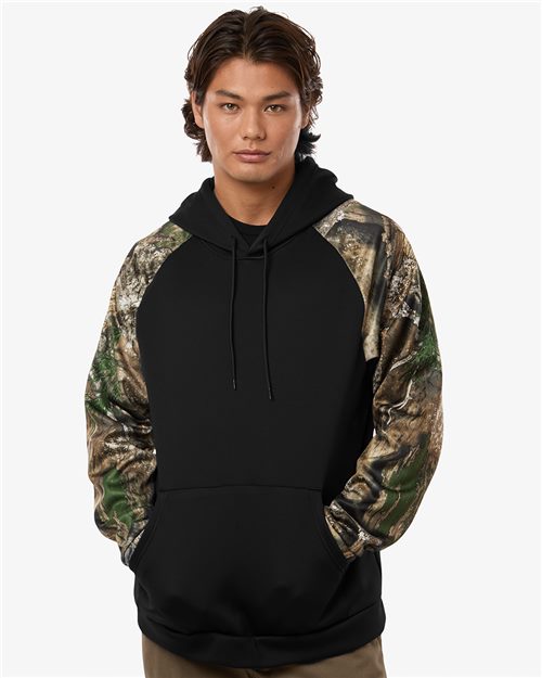 Unisex Realtree® Performance Colorblocked Hooded Sweatshirt - 16484