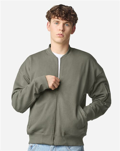 Unisex French Terry Bomber Jacket - 16626