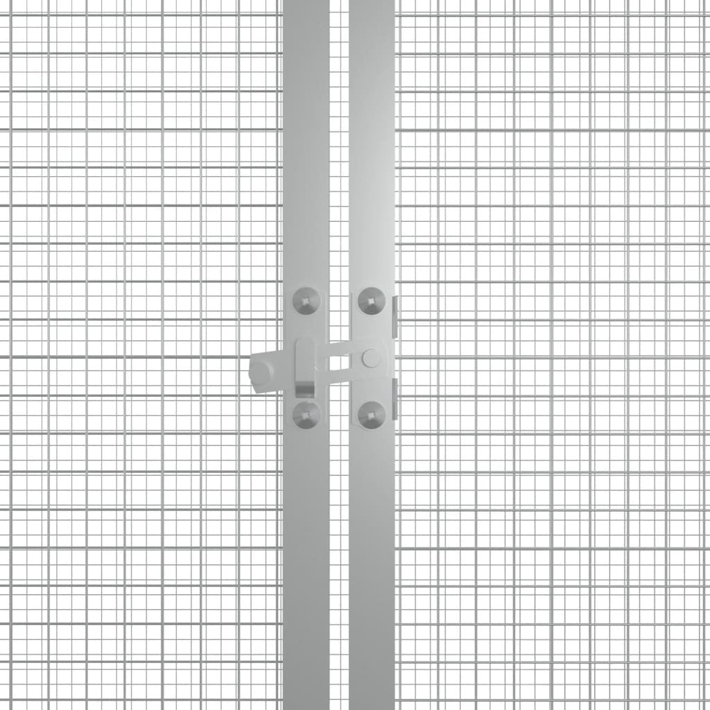 Chicken Cage Gray 78.7"x35.8"x39.4" Galvanized Steel