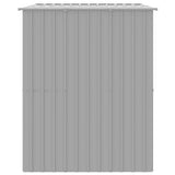 Dog House with Roof Light Gray 84.3"x60.2"x71.3" Galvanized Steel