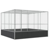Aviary Silver 122.4"x120.9"x83.5" Steel
