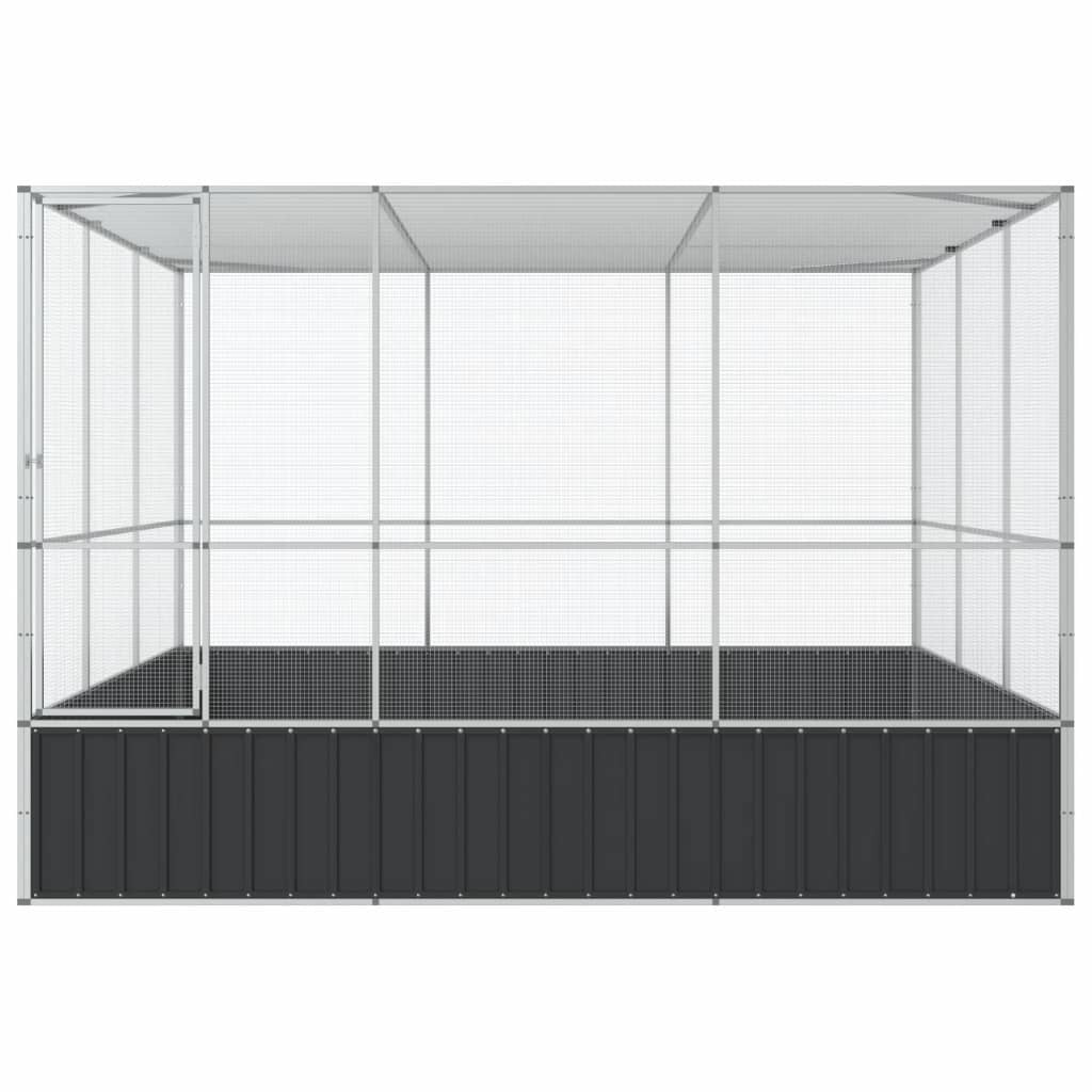 Aviary Silver 122.4"x120.9"x83.5" Steel