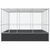 Aviary Silver 122.4"x120.9"x83.5" Steel