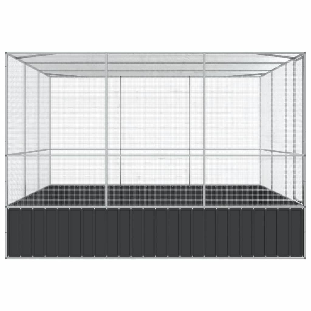 Aviary Silver 122.4"x120.9"x83.5" Steel