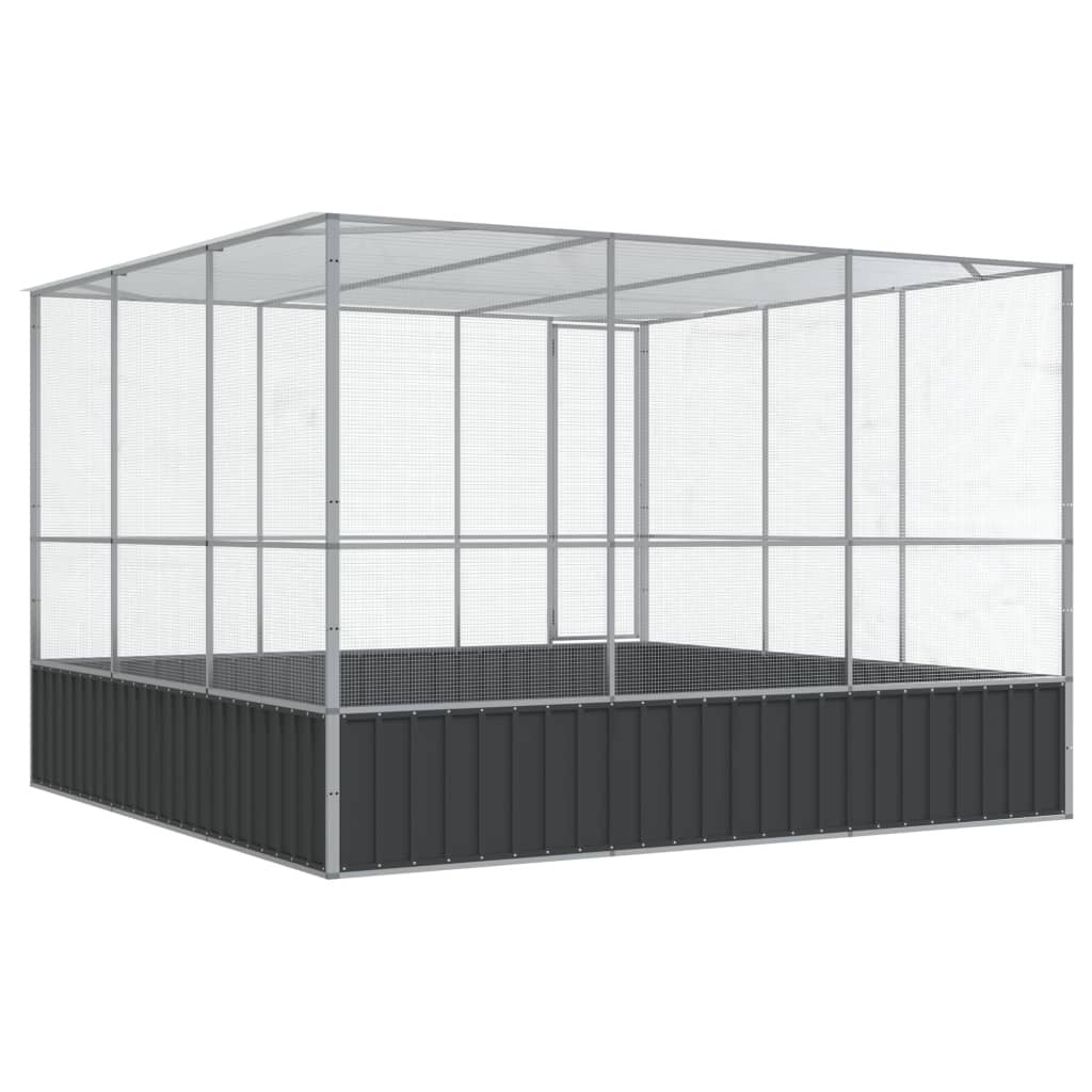 Aviary Silver 122.4"x120.9"x83.5" Steel