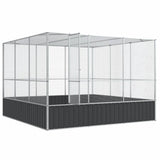 Aviary Silver 122.4"x120.9"x83.5" Steel