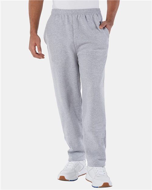 Men's Powerblend® Open-Bottom Sweatpants with Pockets - 1825