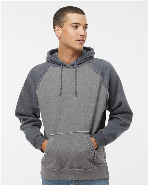 Men's Vintage Heather Hooded Sweatshirt - 1849
