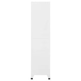 Locker Cabinet with 9 Compartments Steel 35.4"x17.7"x70.9" Gray