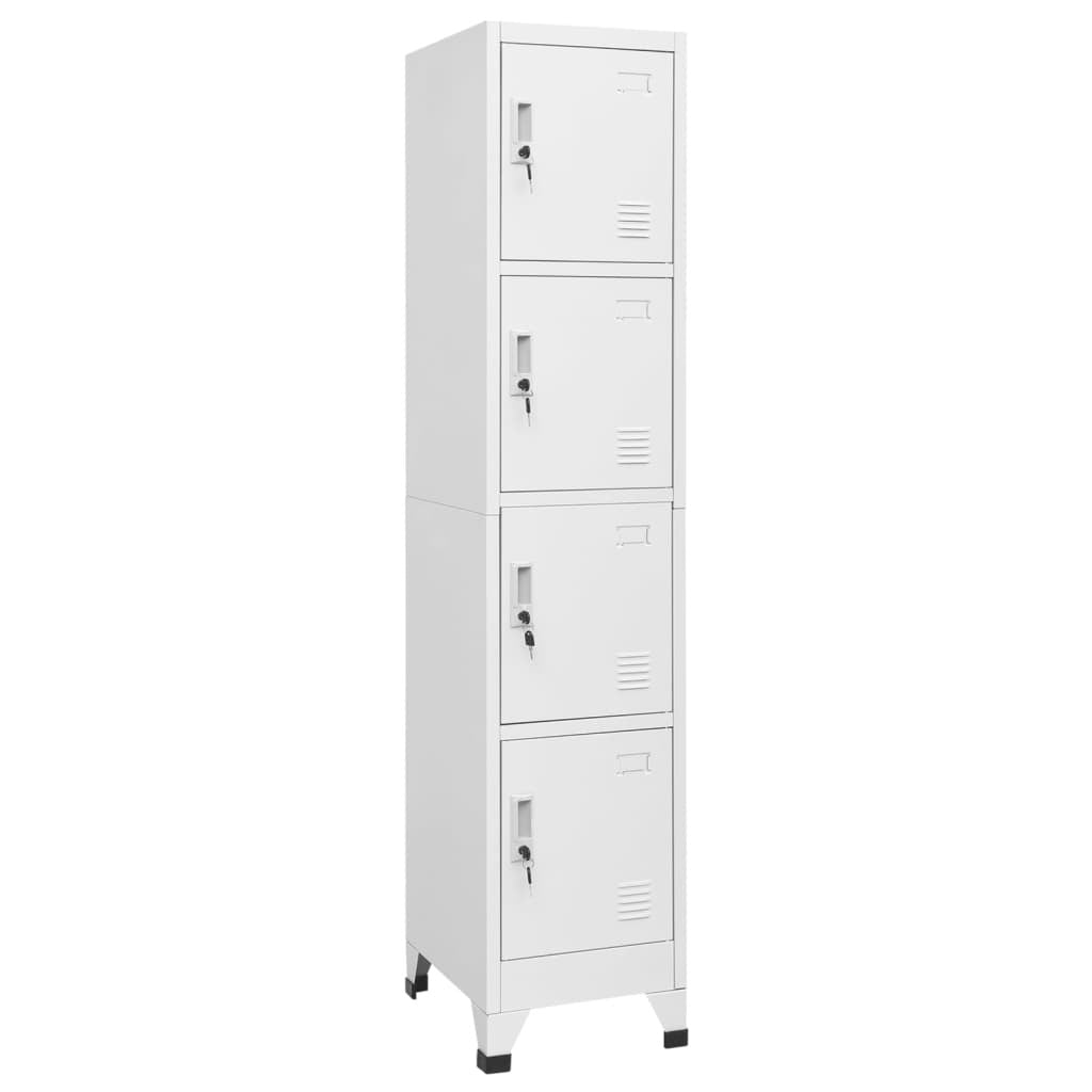 Locker Cabinet with 4 Compartments 15"x17.7"x70.9