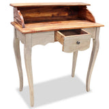 Writing Desk Solid Mahogany Wood 31.5"x15.7"x36.2