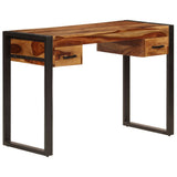 Desk with 2 Drawers 43.3"x19.7"x30.3" Solid Acacia Wood
