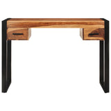 Desk with 2 Drawers 43.3"x19.7"x30.3" Solid Acacia Wood