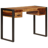 Desk with 2 Drawers 43.3"x19.7"x30.3" Solid Acacia Wood