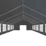Party Tent PE 19.7'x39.4'Gray