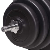 Workout Bench with Weight Rack, Barbell and Dumbbell Set 264.6 lb