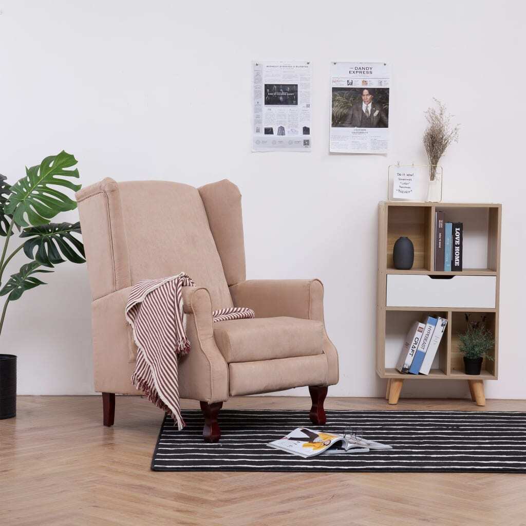 Recliner Cream Fabric