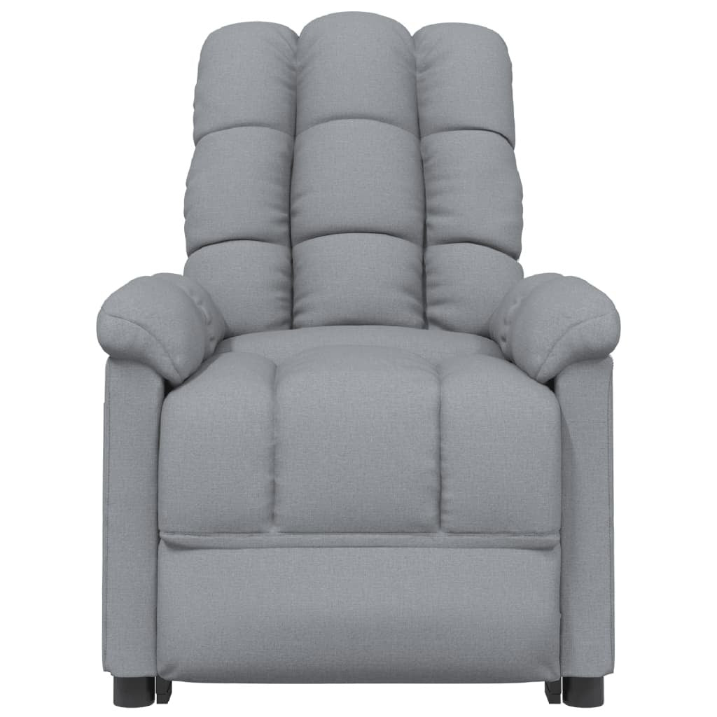 Recliner Light Gray Fabric