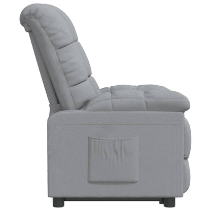 Recliner Light Gray Fabric