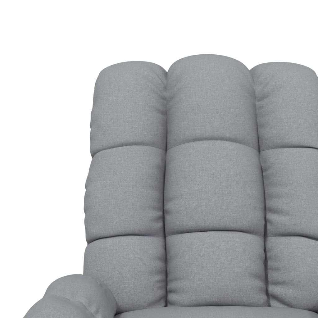 Recliner Light Gray Fabric