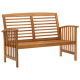 4 Piece Patio Lounge Set Solid Acacia Wood