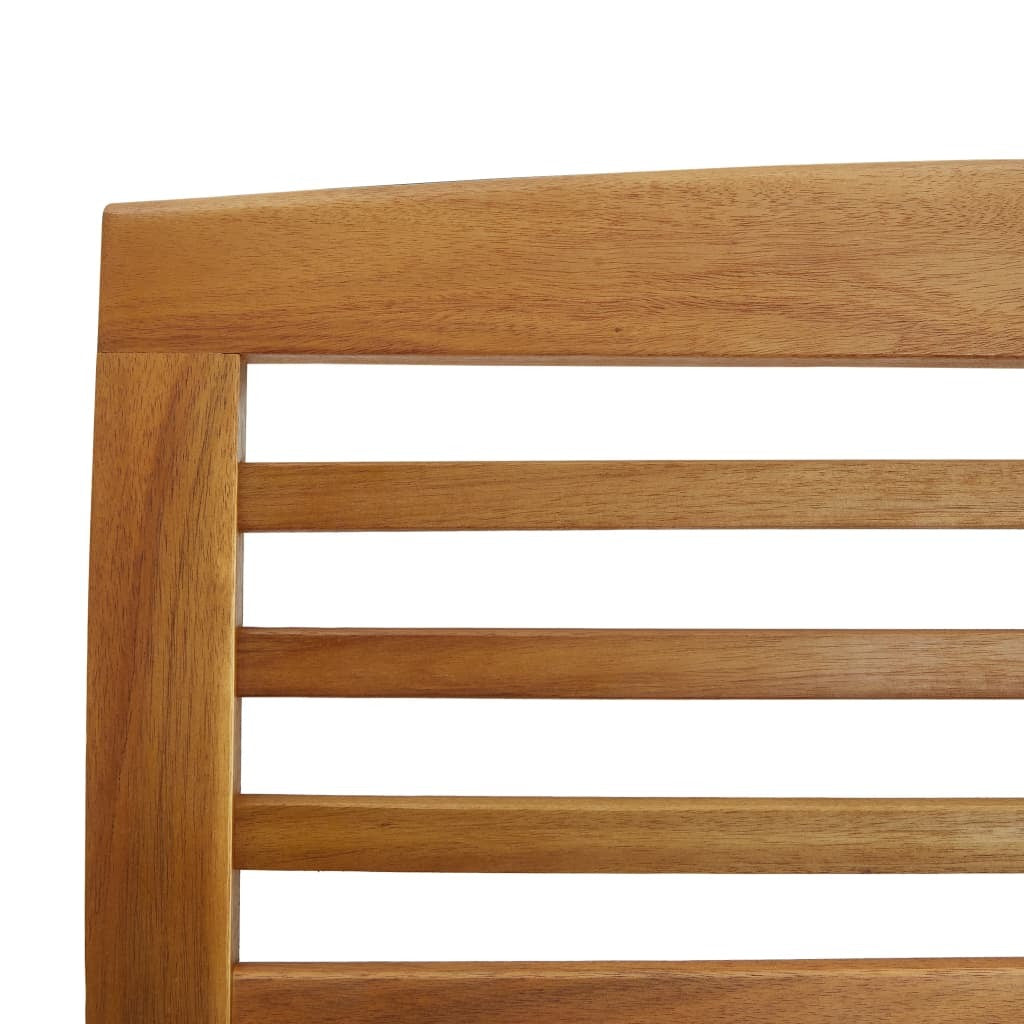 4 Piece Patio Lounge Set Solid Acacia Wood