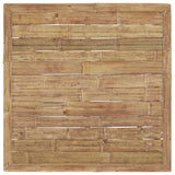 10 Piece Patio Lounge Set with Dark Gray Cushions Bamboo
