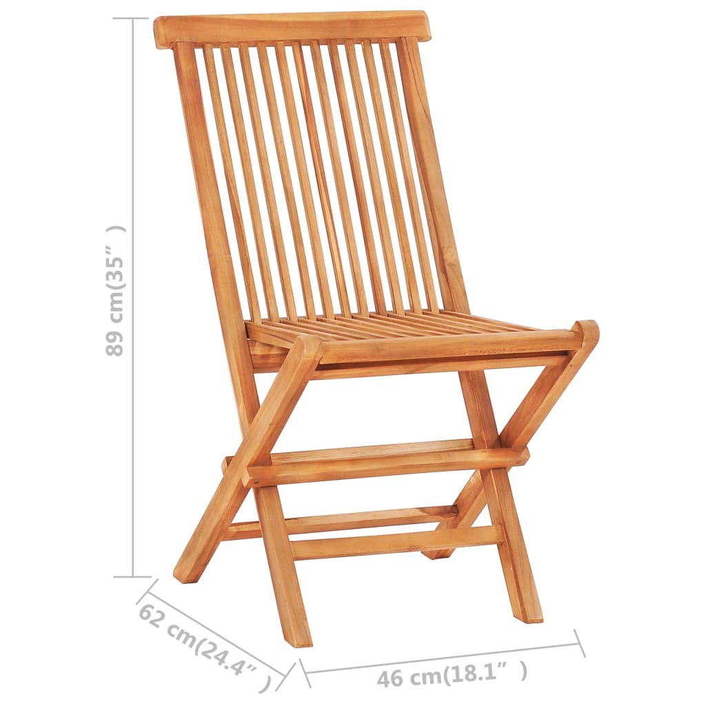 3 Piece Bistro Set with Taupe Cushions Solid Teak Wood