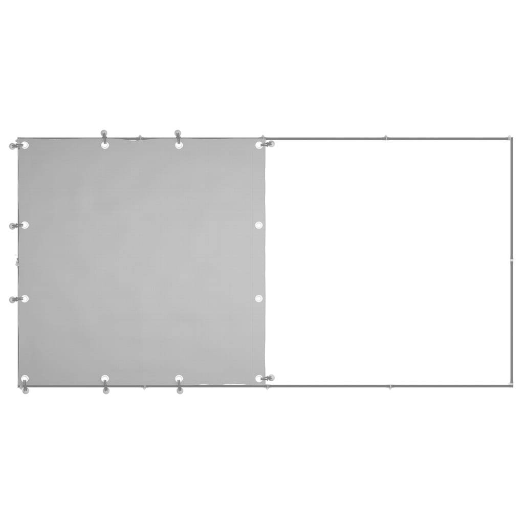 Dog Kennel Silver 26 ft² Steel