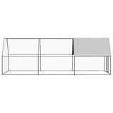 Outdoor Chicken Cage 6.6'x19.7'x6.6'Galvanized Steel