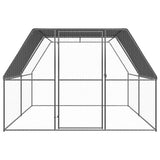 Outdoor Chicken Cage 9.8'x13.1'x6.6'Galvanized Steel
