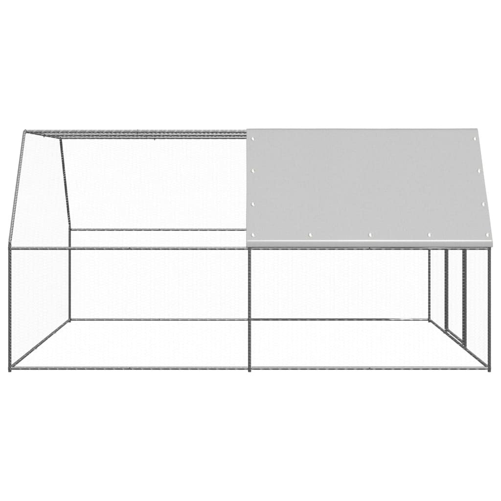 Outdoor Chicken Cage 9.8'x13.1'x6.6'Galvanized Steel