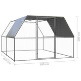 Outdoor Chicken Cage 9.8'x13.1'x6.6'Galvanized Steel