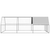 Outdoor Chicken Cage 9.8'x19.7'x6.6'Galvanized Steel